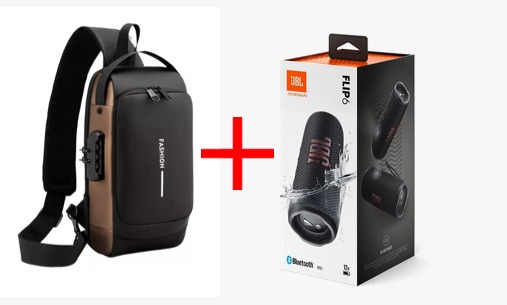 Bolso Antirrobo + Parlante Flip 6